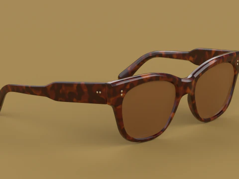 Glamour Eyewear Glasses 3D Model