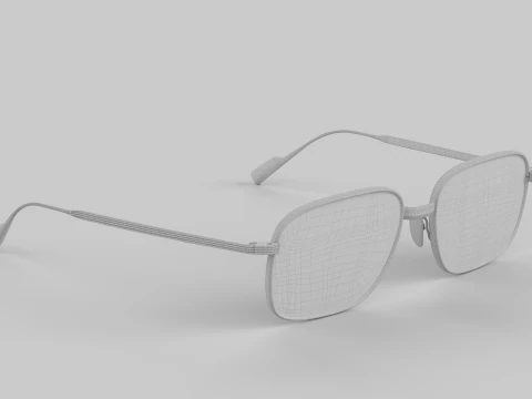 Titan Eyewear Glasses 3D Model