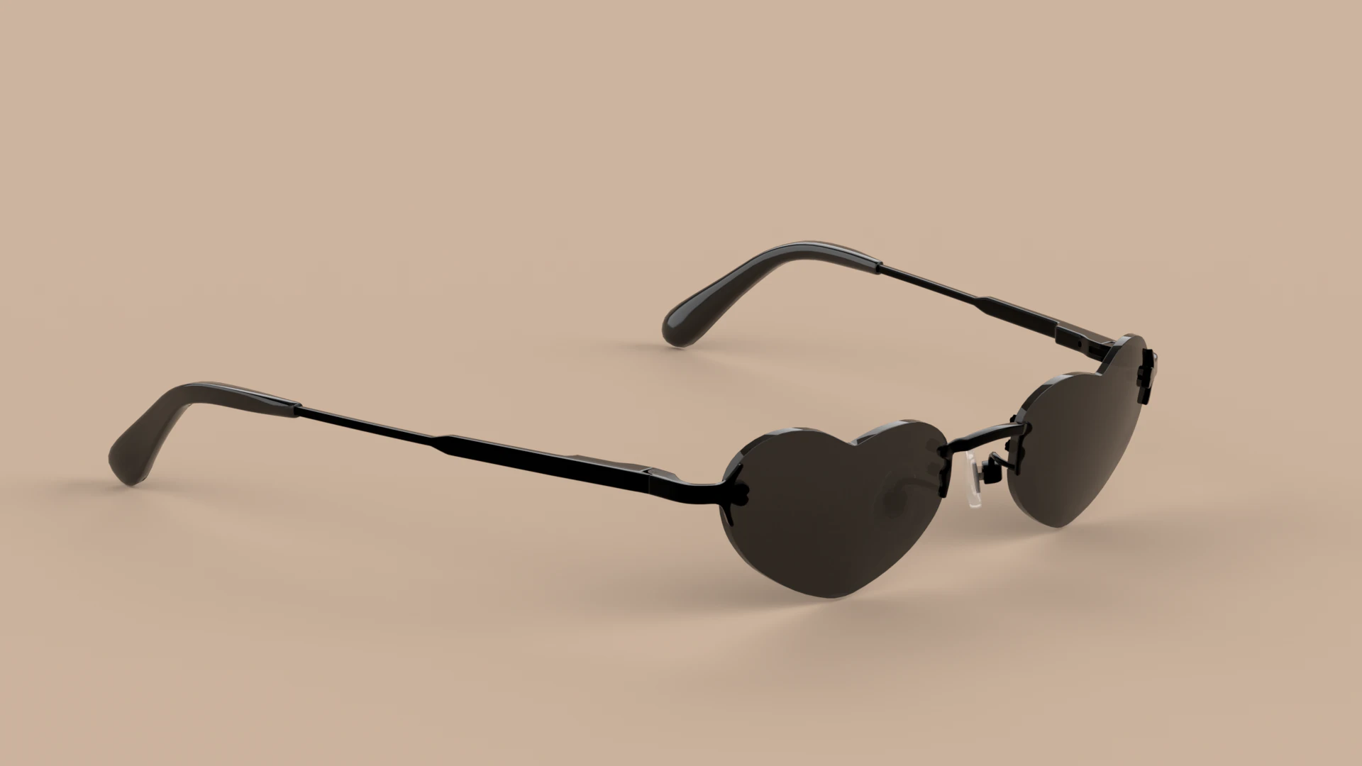 Love Eyewear Glasses 3D Model .c4d .max .obj .3ds .fbx .stl .blend