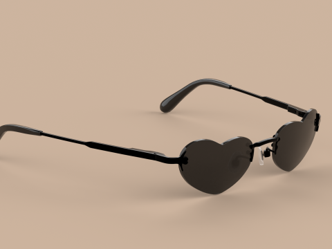 Love Eyewear Glasses 3D 모델