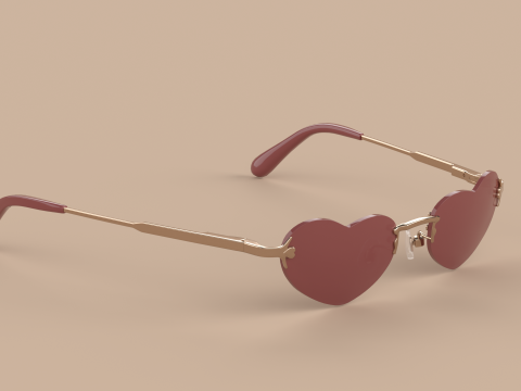Love Eyewear Glasses 3D 모델