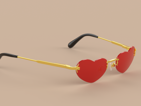 Love Eyewear Glasses 3D 모델