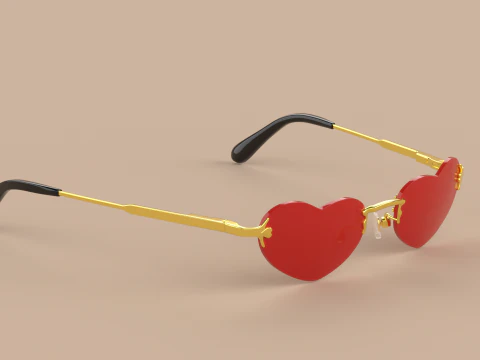 Love Eyewear Glasses 3D Model