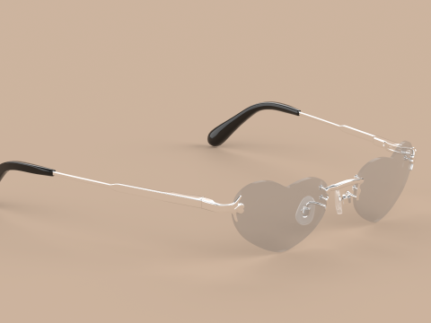 Love Eyewear Glasses 3D 모델