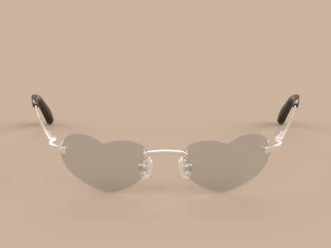 Love Eyewear Glasses 3D Model