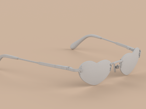 Love Eyewear Glasses 3D 모델