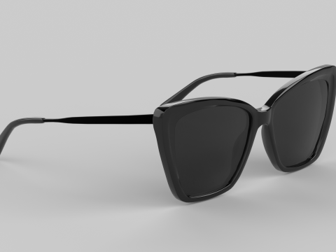 Becky Eyewear Glasses 3D 모델