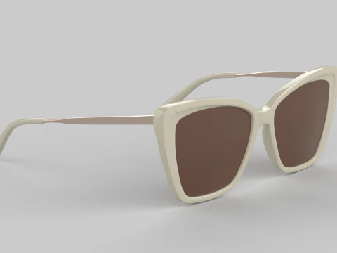 Becky Eyewear Glasses 3D Model