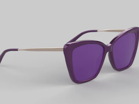 Becky Eyewear Glasses 3D Model
