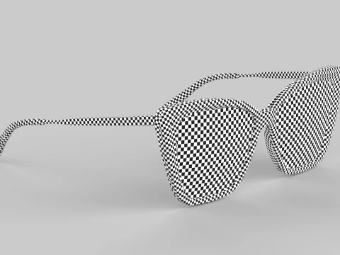 Becky Eyewear Glasses 3D Model