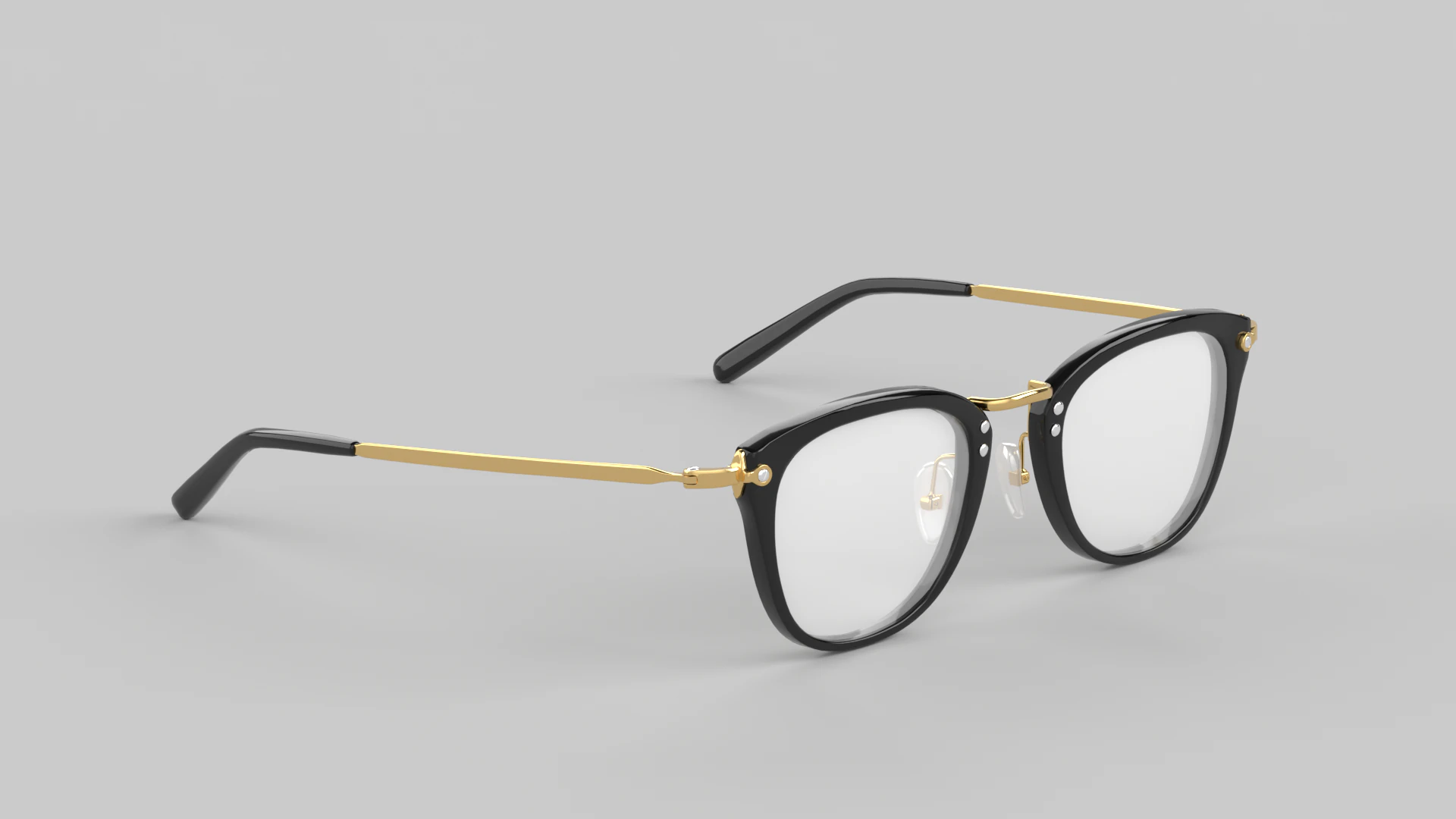 Rue Eyewear Glasses 3D Model .c4d .max .obj .3ds .fbx .stl .blend 