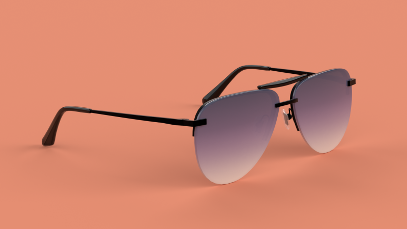 Tahoe Eyewear Glasses 3D Model .c4d .max .obj .3ds .fbx .stl .blend 