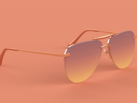 Tahoe Eyewear Glasses 3D Model