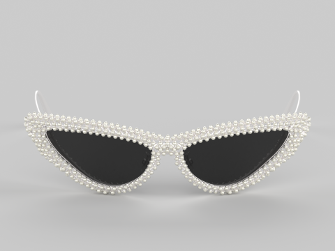 Pearls Eyewear Glasses 3D 모델