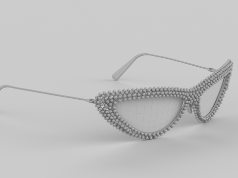 Pearls Eyewear Glasses 3D 모델