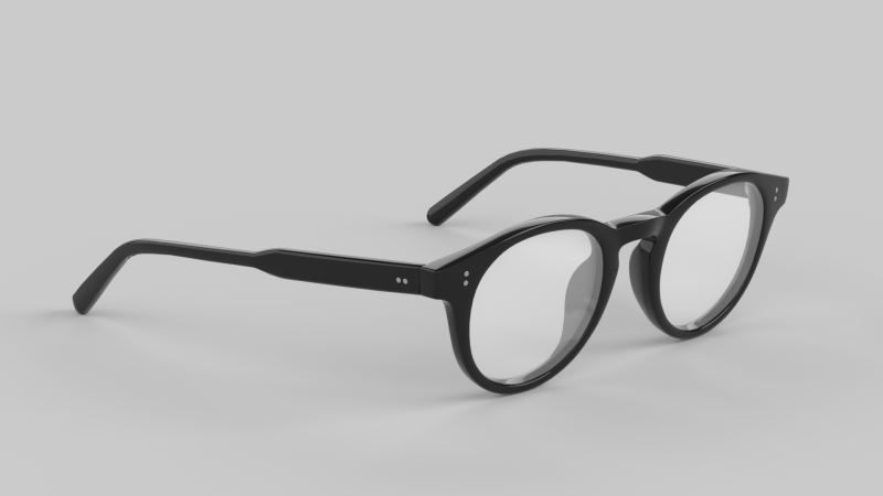Versatile Eyewear Glasses 3D Model .c4d .max .obj .3ds .fbx .stl .blend 