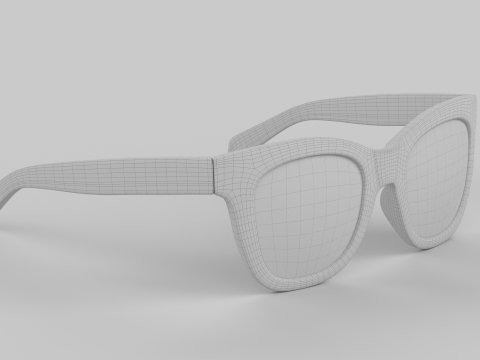 Lido Eyewear Glasses 3D मॉडल