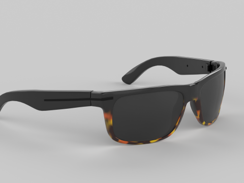 Burn Eyewear Glasses 3D Модель