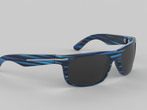 Burn Eyewear Glasses 3D Модель