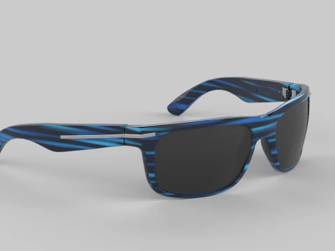 Burn Eyewear Glasses 3D Model