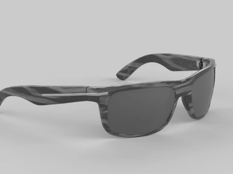 Burn Eyewear Glasses 3D Model