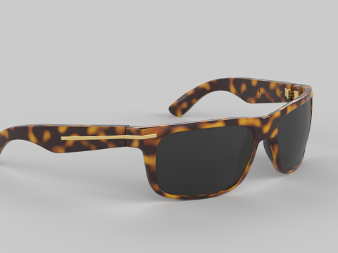Burn Eyewear Glasses 3D Модель