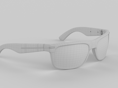 Burn Eyewear Glasses 3D Модель