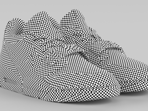 Air Shoe Legacy 312 Low White Sail Black 3D 모델