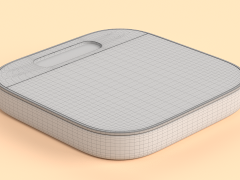 Weight Scale for babies pink color 3D मॉडल