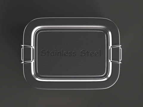 Stainless Steel Tiffin Box 3D Model