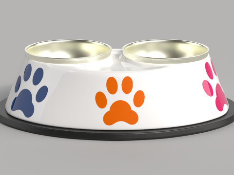 Pet Food Bowl 3Dモデル
