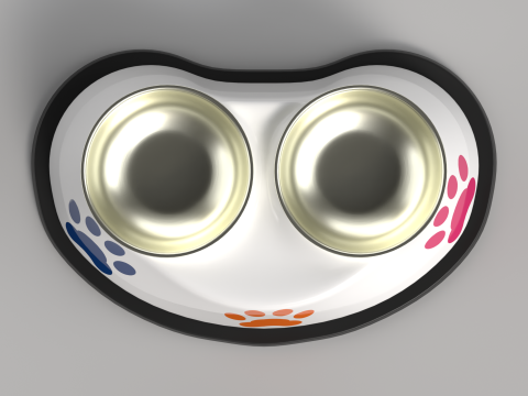 Pet Food Bowl 3Dモデル