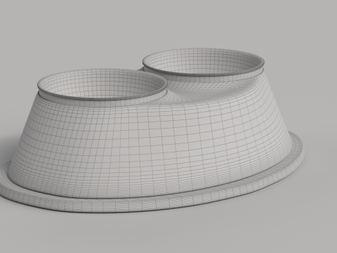 Pet Food Bowl 3Dモデル