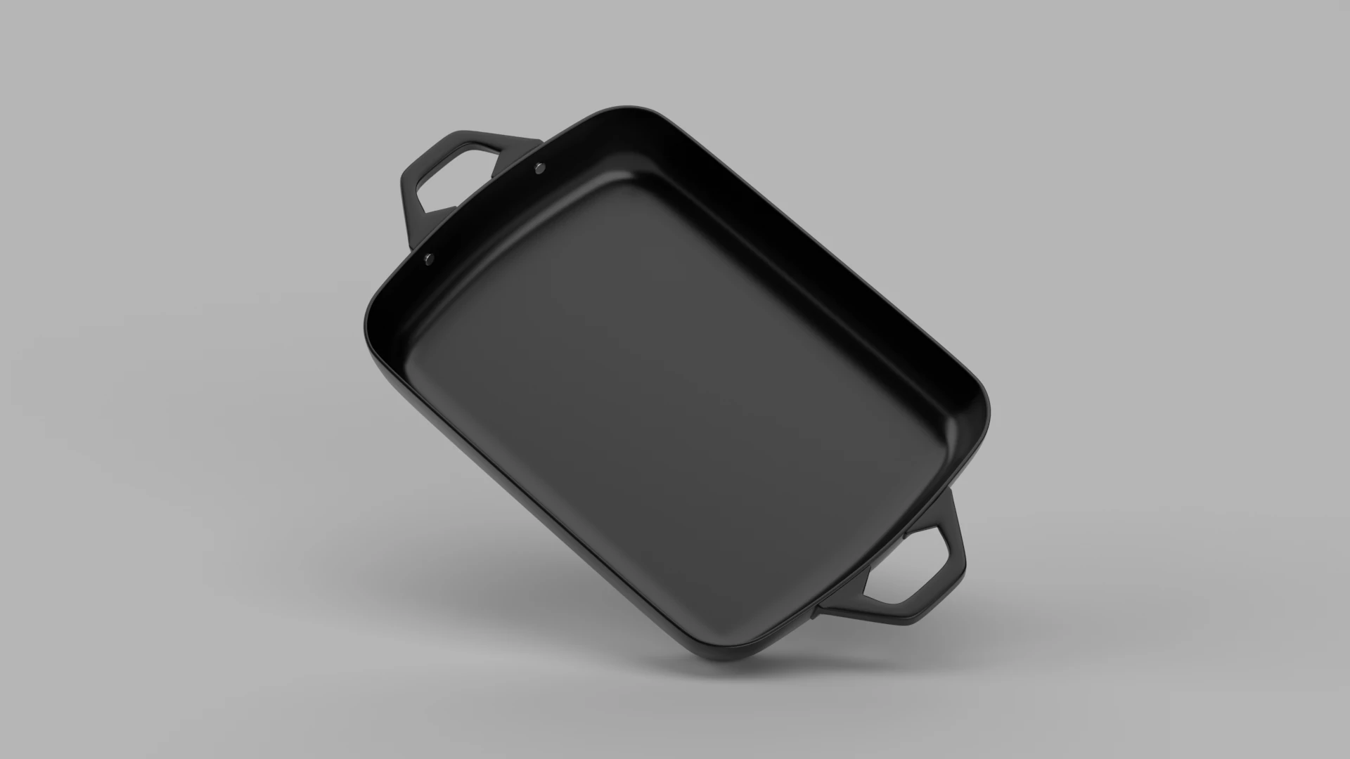 Rectangular Baking Dish 3D Model .c4d .max .obj .3ds .fbx .stl .blend 