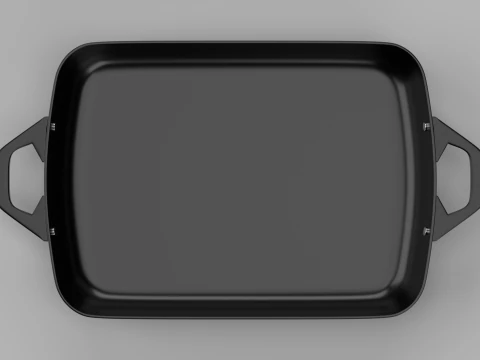 Rectangular Baking Dish 3D Model