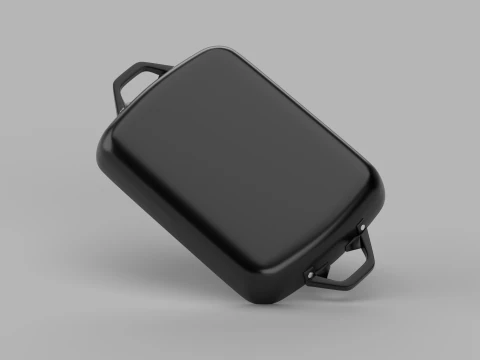 Rectangular Baking Dish 3D Model