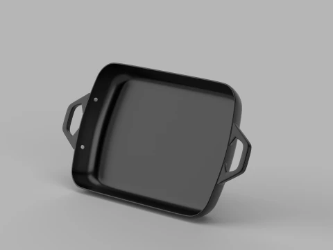 Rectangular Baking Dish 3D Model
