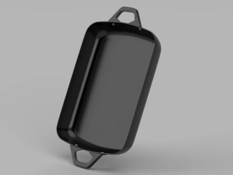 Rectangular Baking Dish 3D Model