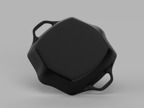 Signature Square Skillet Grill 3D Model