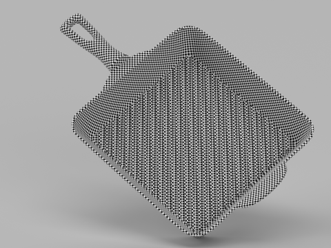 Iron Square Grill Pan 3D Модель