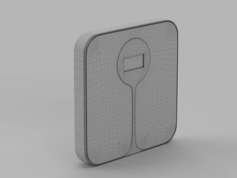 Weighing Machine 3D Model