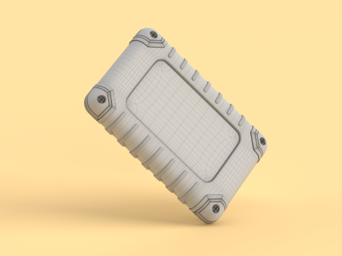 Solar Charger Power Bank 3D Модель