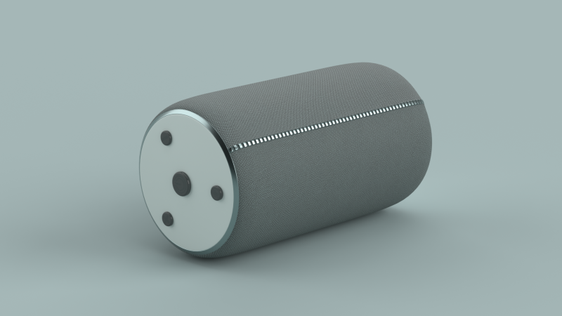 Portable Bluetooth Speaker Green 3D 모델 .c4d .max .obj .3ds .fbx .stl .blend 