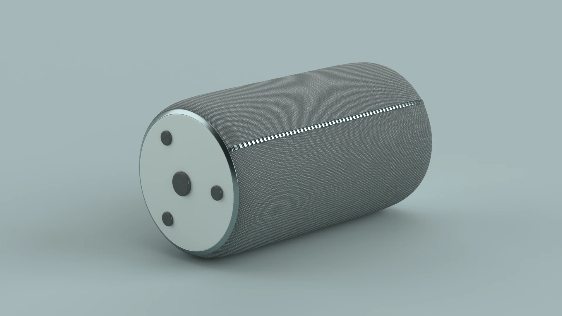 Portable Bluetooth Speaker Green 3D Model .c4d .max .obj .3ds .fbx .stl .blend 