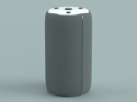 Portable Bluetooth Speaker Green 3D 모델
