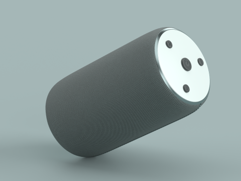 Portable Bluetooth Speaker Green 3D 모델