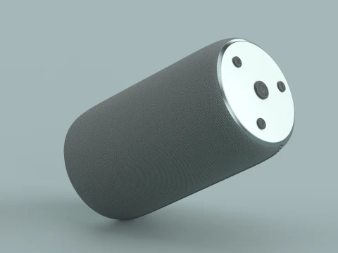 Portable Bluetooth Speaker Green 3D Model