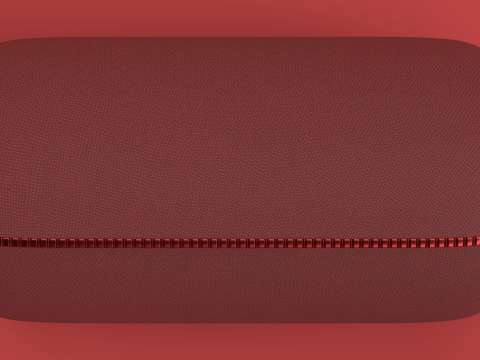 Portable Bluetooth Speaker Red Model 3D