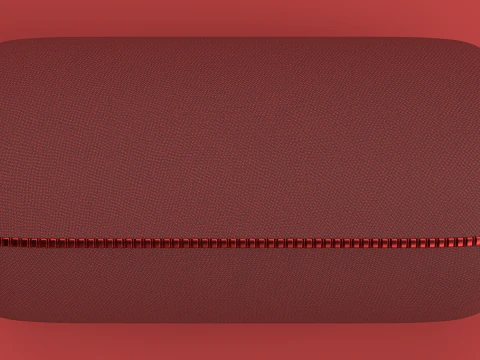 Portable Bluetooth Speaker Red 3D Model
