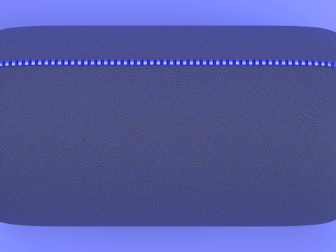 Portable Bluetooth Speaker Blue Modelo 3D